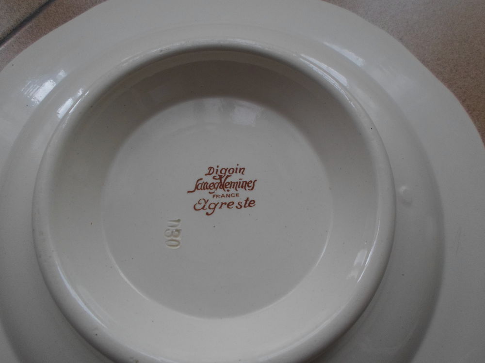 assiettes plates Electroménager