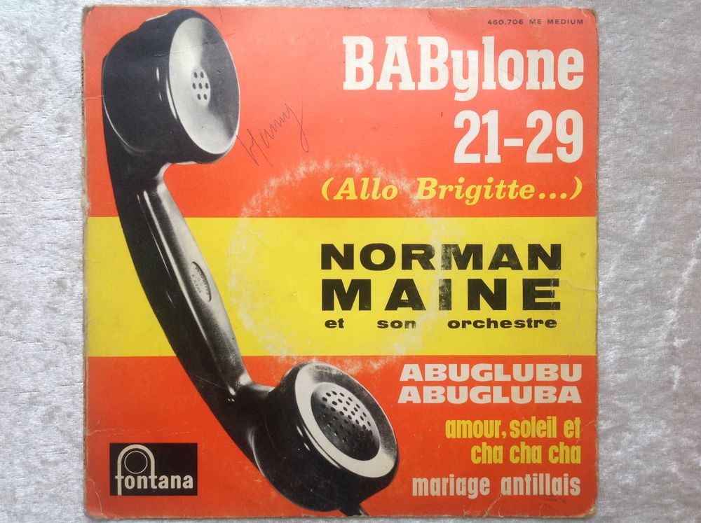 NORMAN MAINE 4 TITRES CD et vinyles