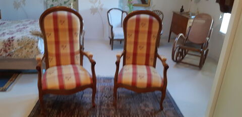 2 Fauteuils Voltaires fabrication artisanale traditionnelle 329 Lentilly (69)