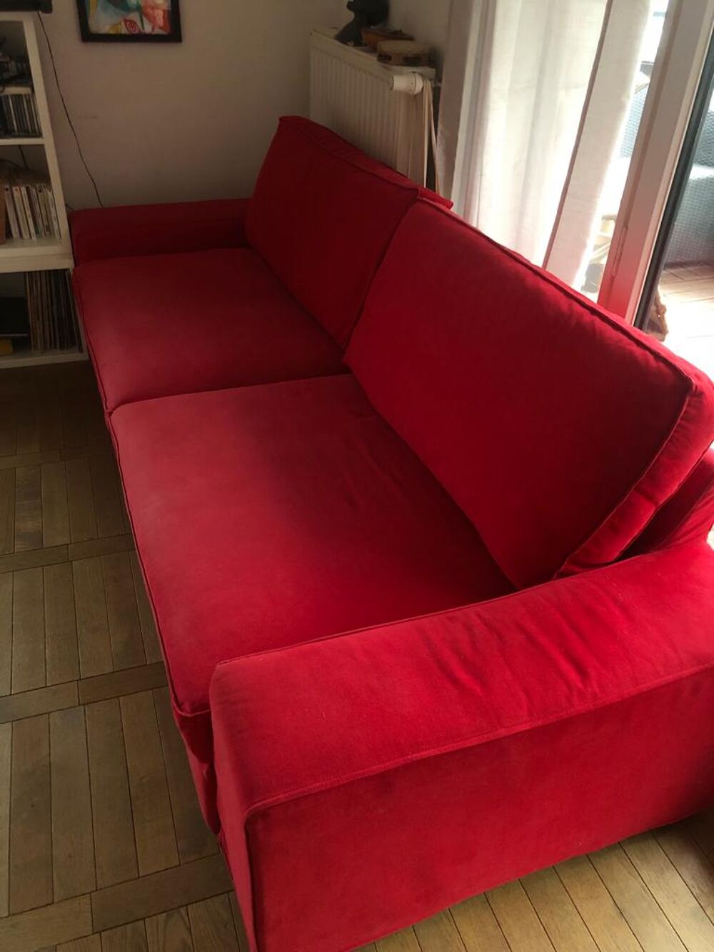 Canap&eacute; convertible rouge Meubles