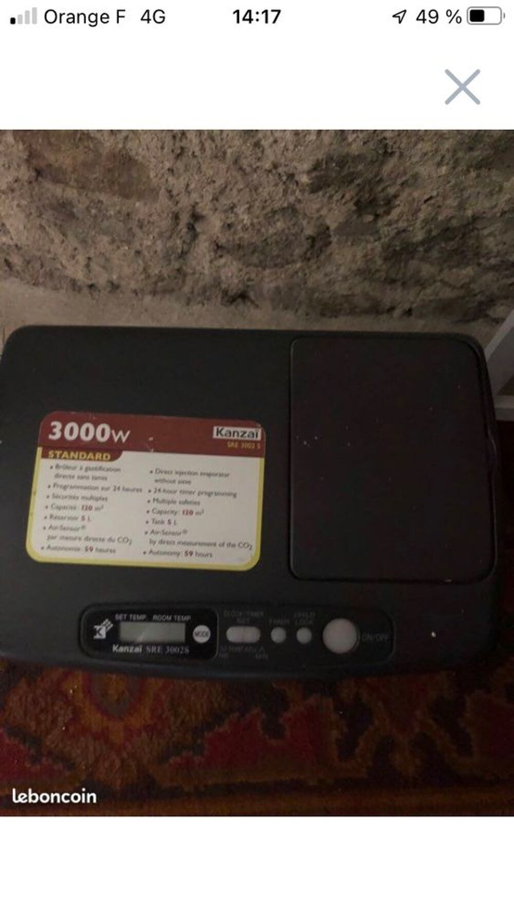 chauffage d?appoint Electroménager
