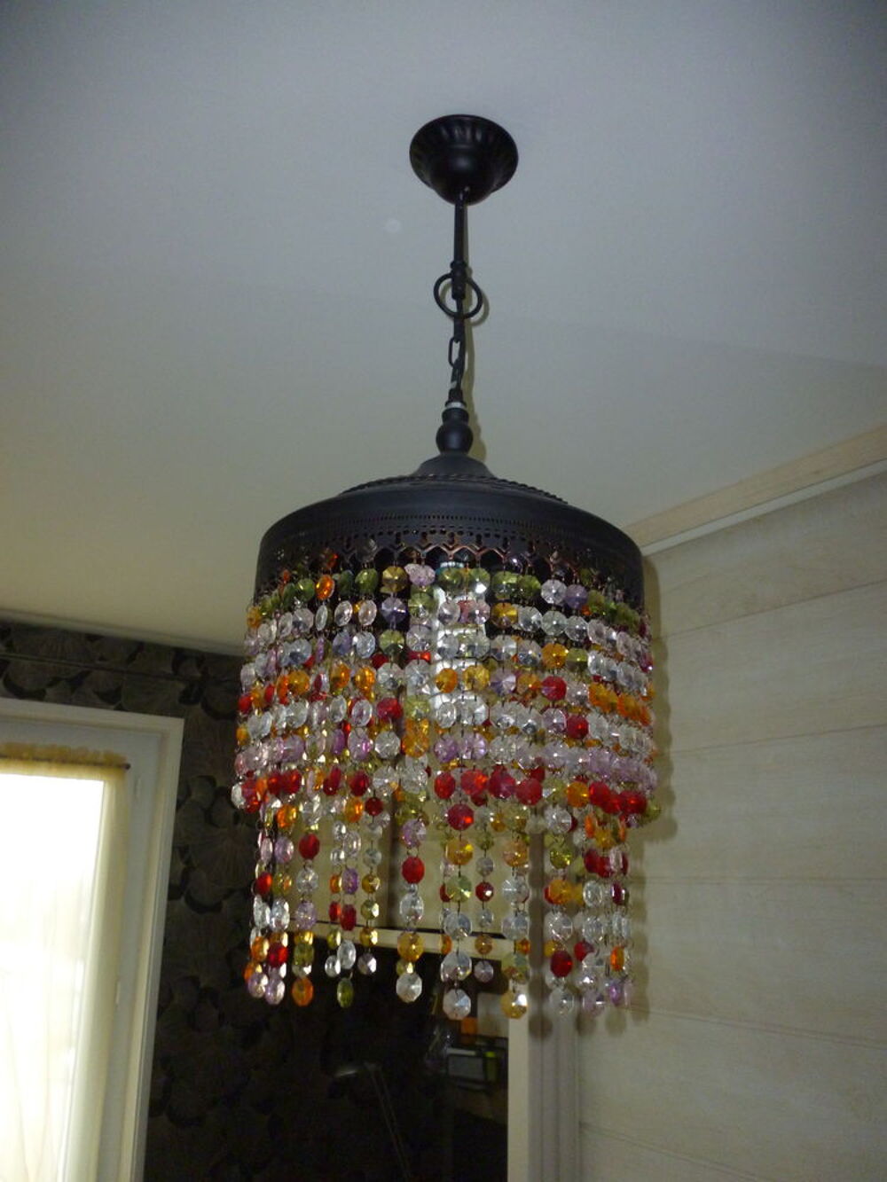 lustre perles Décoration