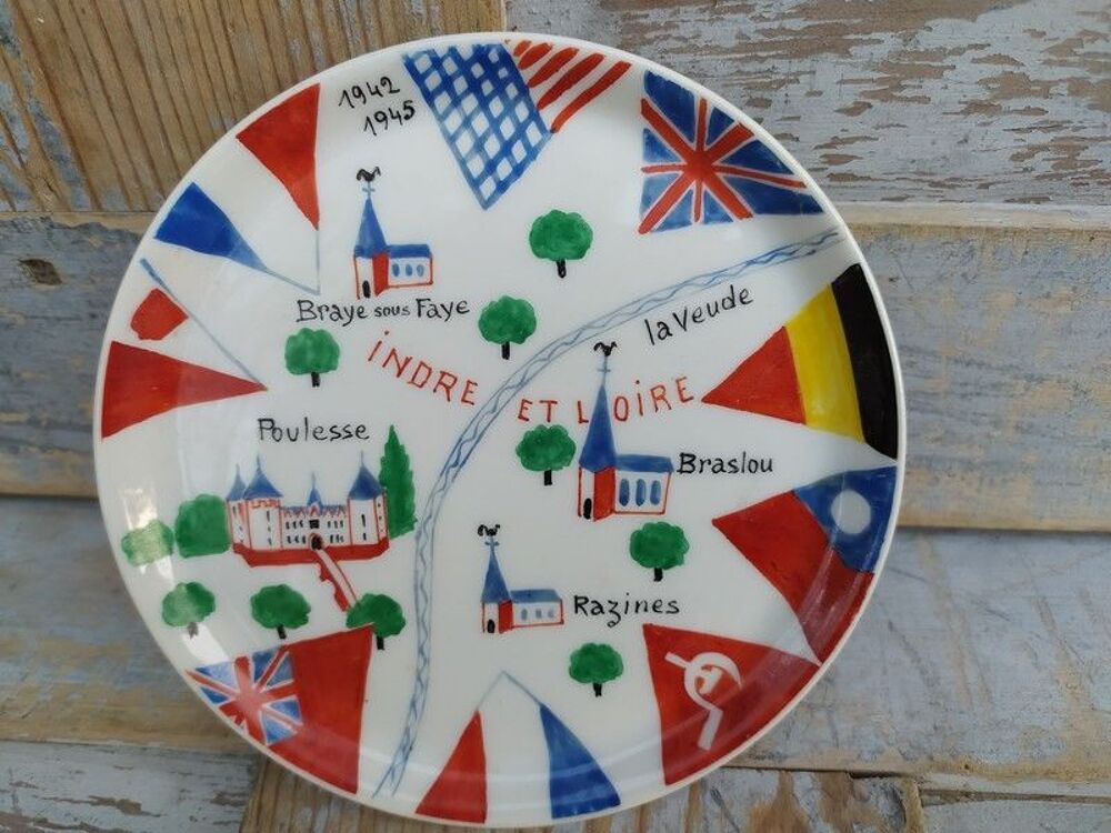 Porcelaine Delvaux Guerre Mondiale WW2 Indre et Loire 