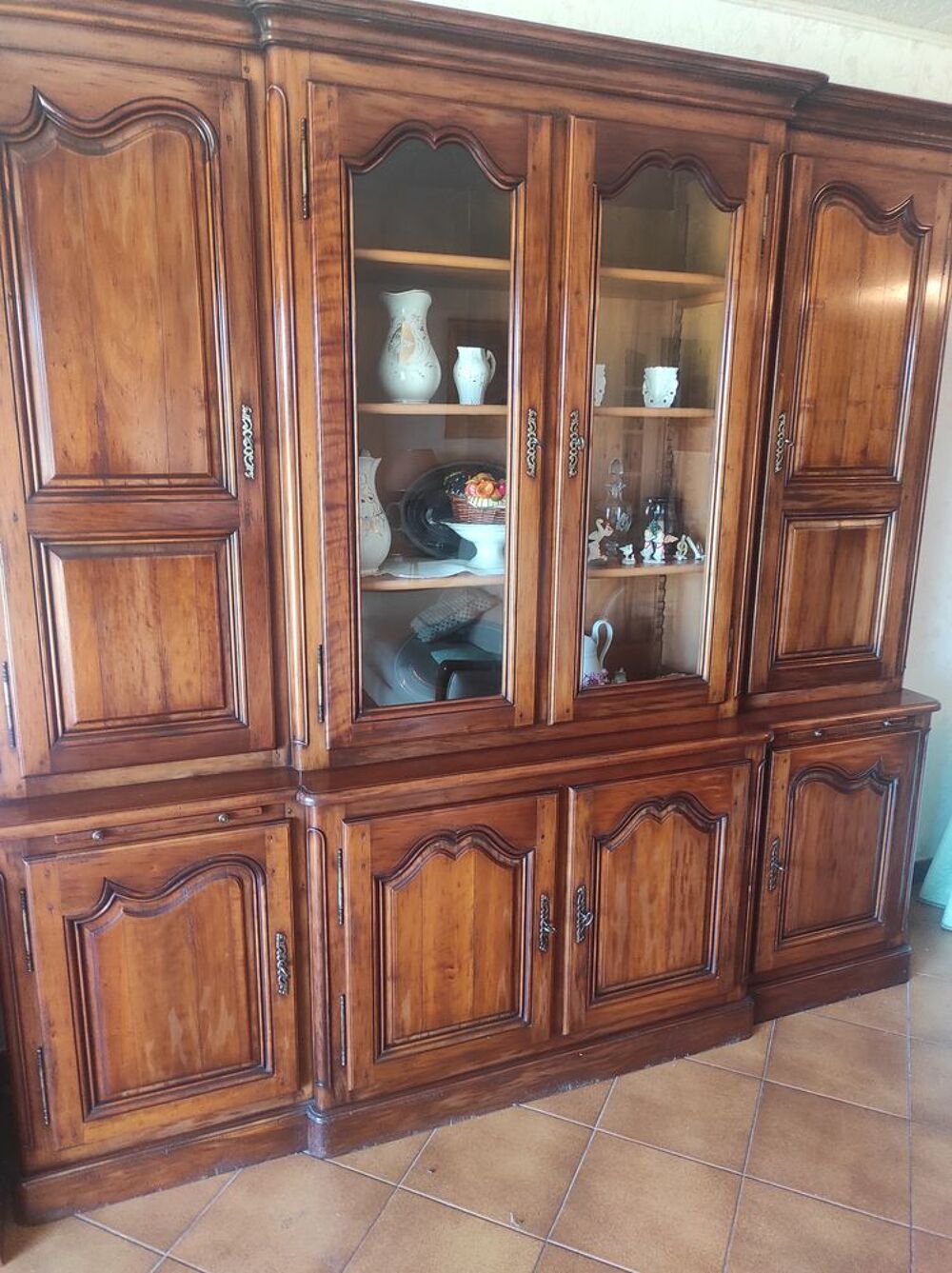 Living merisier excellent etat Meubles