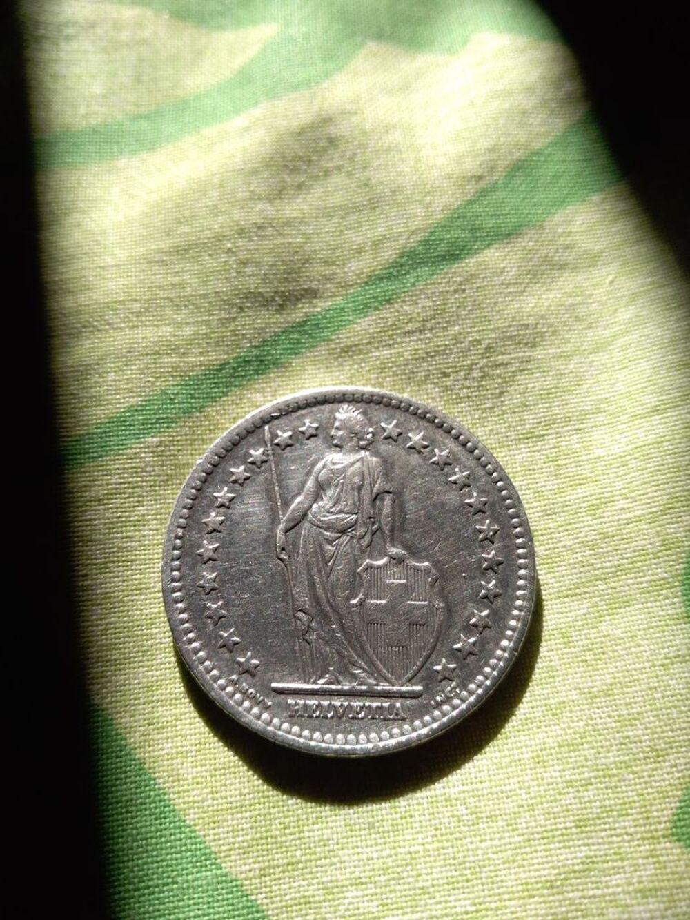 Pi&egrave;ce de monnaie 1944 Suisse 2 Francs - B - Monnaie Argent 