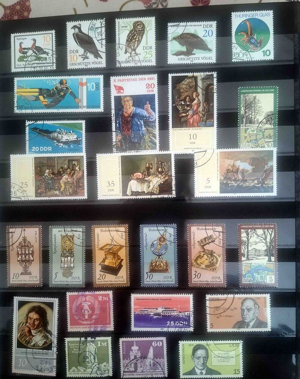 S&eacute;rie de timbres de collection d'Allemagne 2 