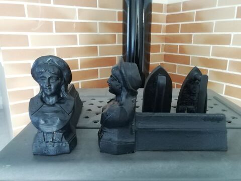 Deux Chenets chemin�e anciens 25 Verg�ze (30)