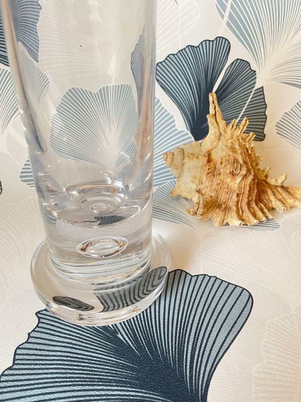 Superbe VASE SOLIFLORE TOP DESIGN des ann&eacute;es 70 Décoration