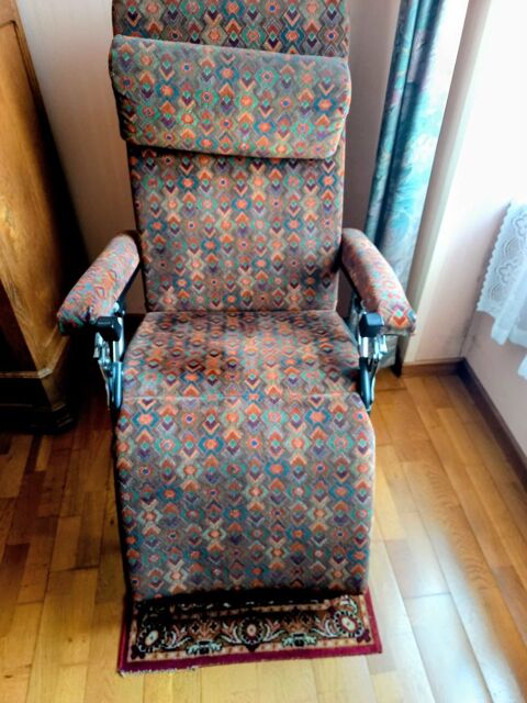 fauteuil  relaxe pliable en  tissus 50 Quettehou (50)