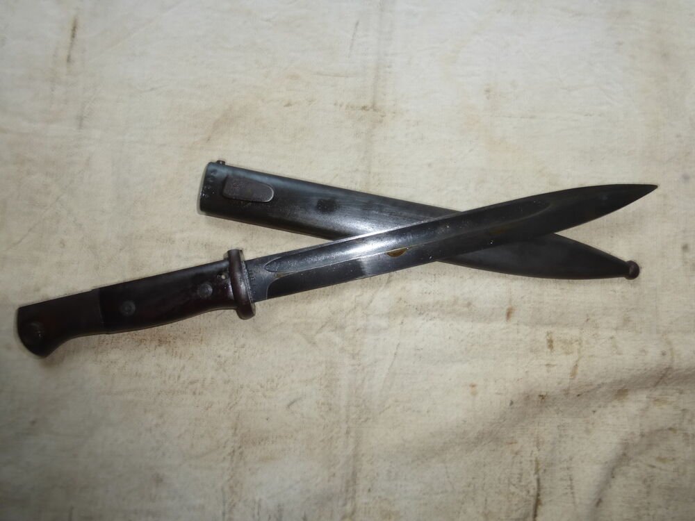 Baionnette Mauser 98k ww2 44 asw 1944 Num&eacute;ros Idem 