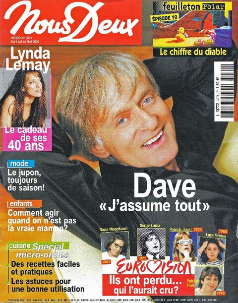 NOUS DEUX Magazine n3071 2006  Lynda LEMAY  2 Castelnau-sur-Gupie (47)