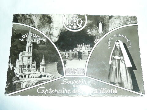 Carte postale Lourdes Centenaire des Apparitions 5 Bordeaux (33)