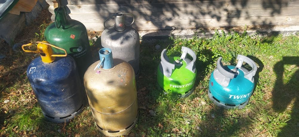 Bouteilles vides Jardin