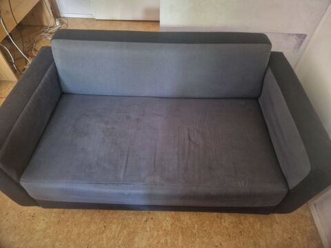 2 canapés 2 places gris/noir ? 70€ 70 Villeneuve-d'Ascq (59)