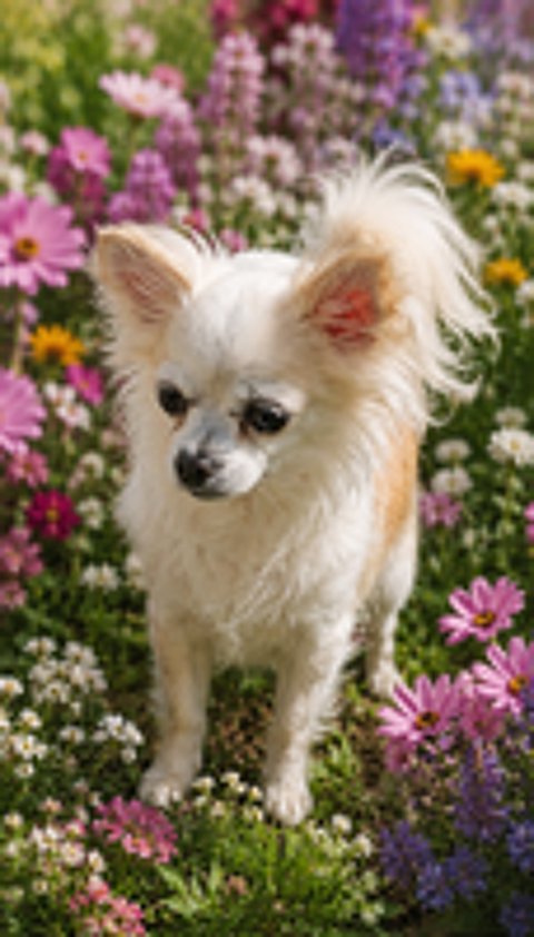   Femelle chihuahua petit gabarit compagnie  