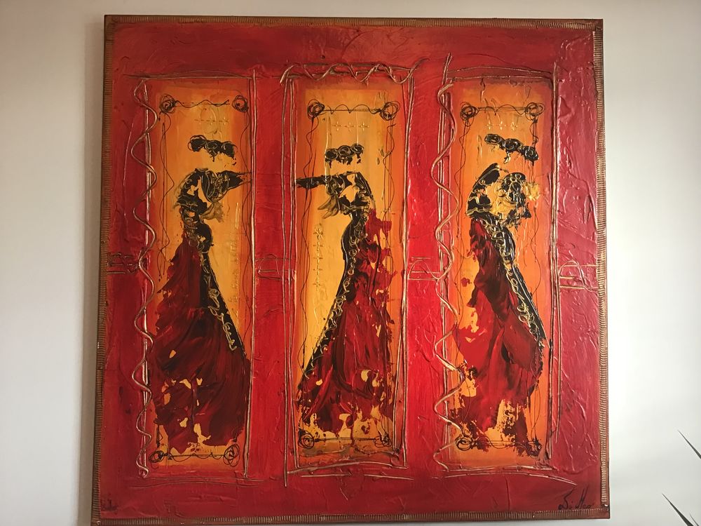 Tableau huile sur toile Décoration