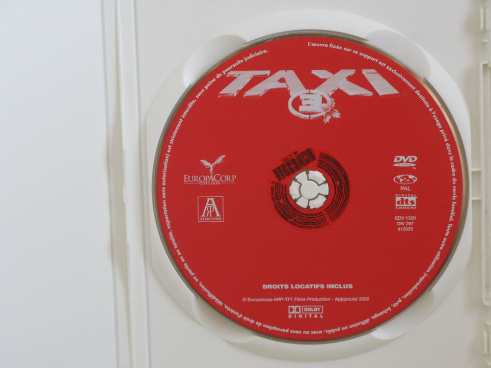 Taxi 3 DVD et blu-ray