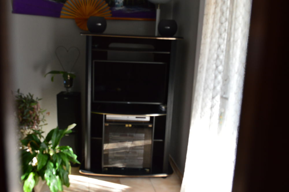 Meuble T.V HIFI noir Meubles