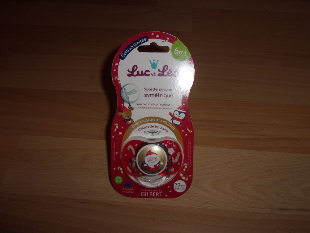 Sucette P&egrave;re No&euml;l Luc et L&eacute;a (Neuve) Puériculture