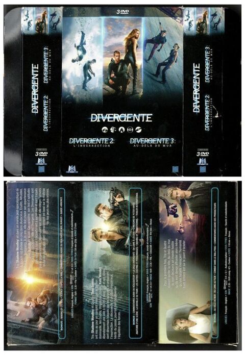 Divergente - Coffret 3 DVD Trilogie 15 Cabestany (66)