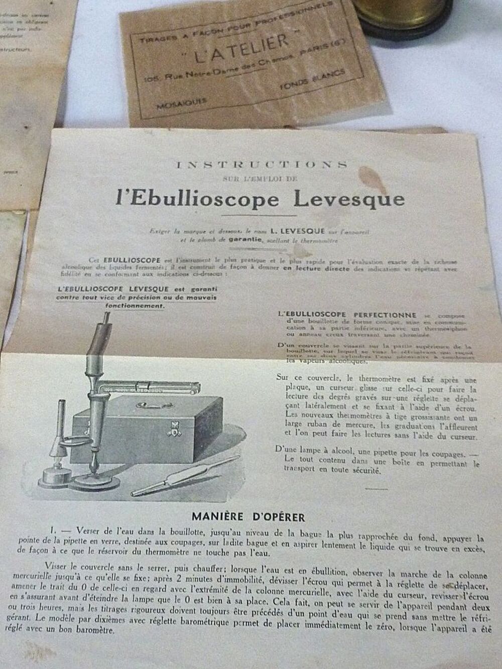 Mat&eacute;riel scientifique Décoration
