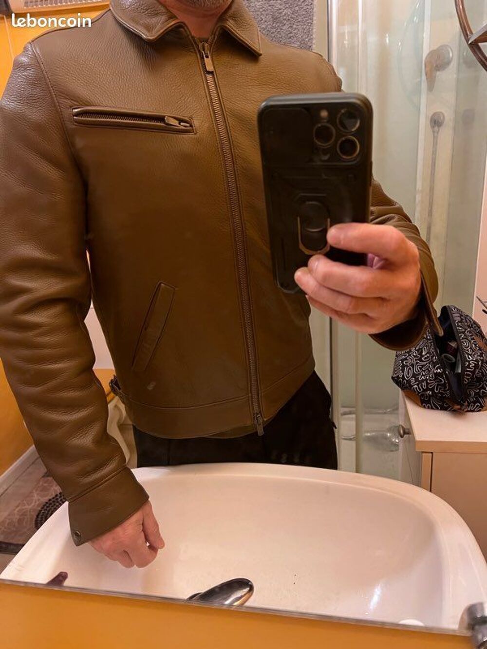 Blouson Cuir de Cerf Bonne Gueule Vêtements