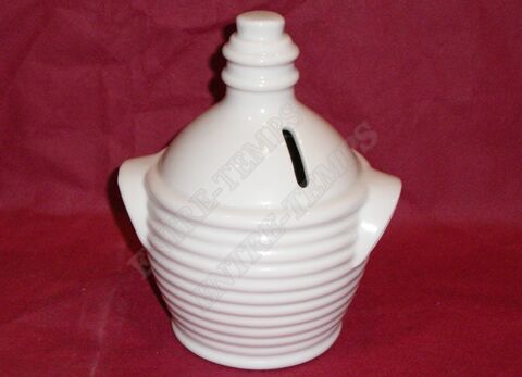 TIRELIRE A CASSER BOUTEILLE CRUCHON EN FORME DE DAME JEANNE 11 Sergines (89)