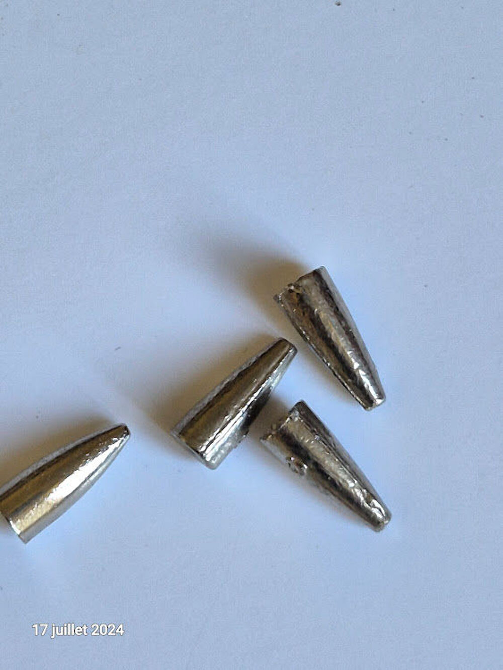 Lot de 4 plombs Catherine Dandinette Balle 10 g et 3 plombs Sports