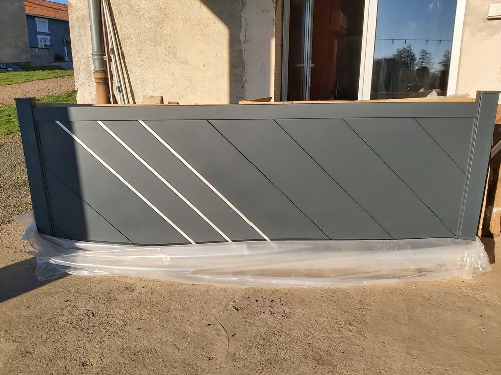 cloture aluminium Bricolage