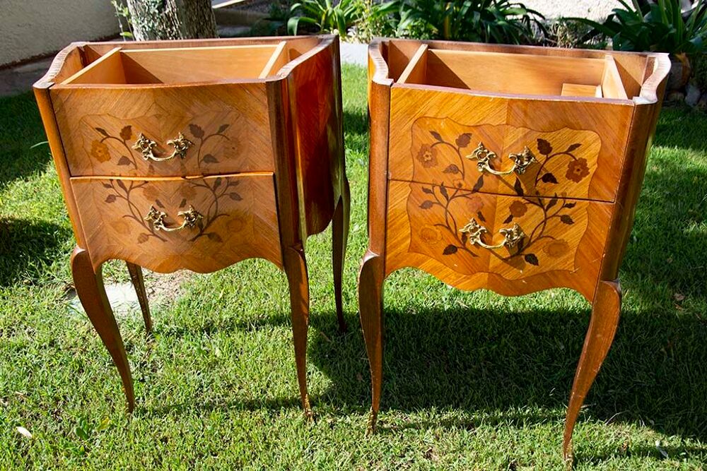 Lot de 2 tables de chevet Louis xv Meubles