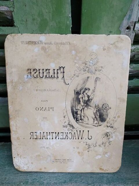 Pierre Lithographique Partition Piano Joseph Wackenthaler 180 Loches (37)