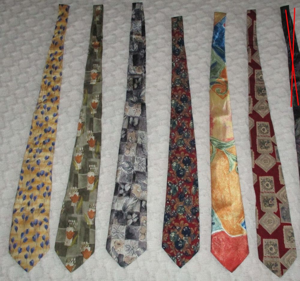 LOT 6 CRAVATES Vtements