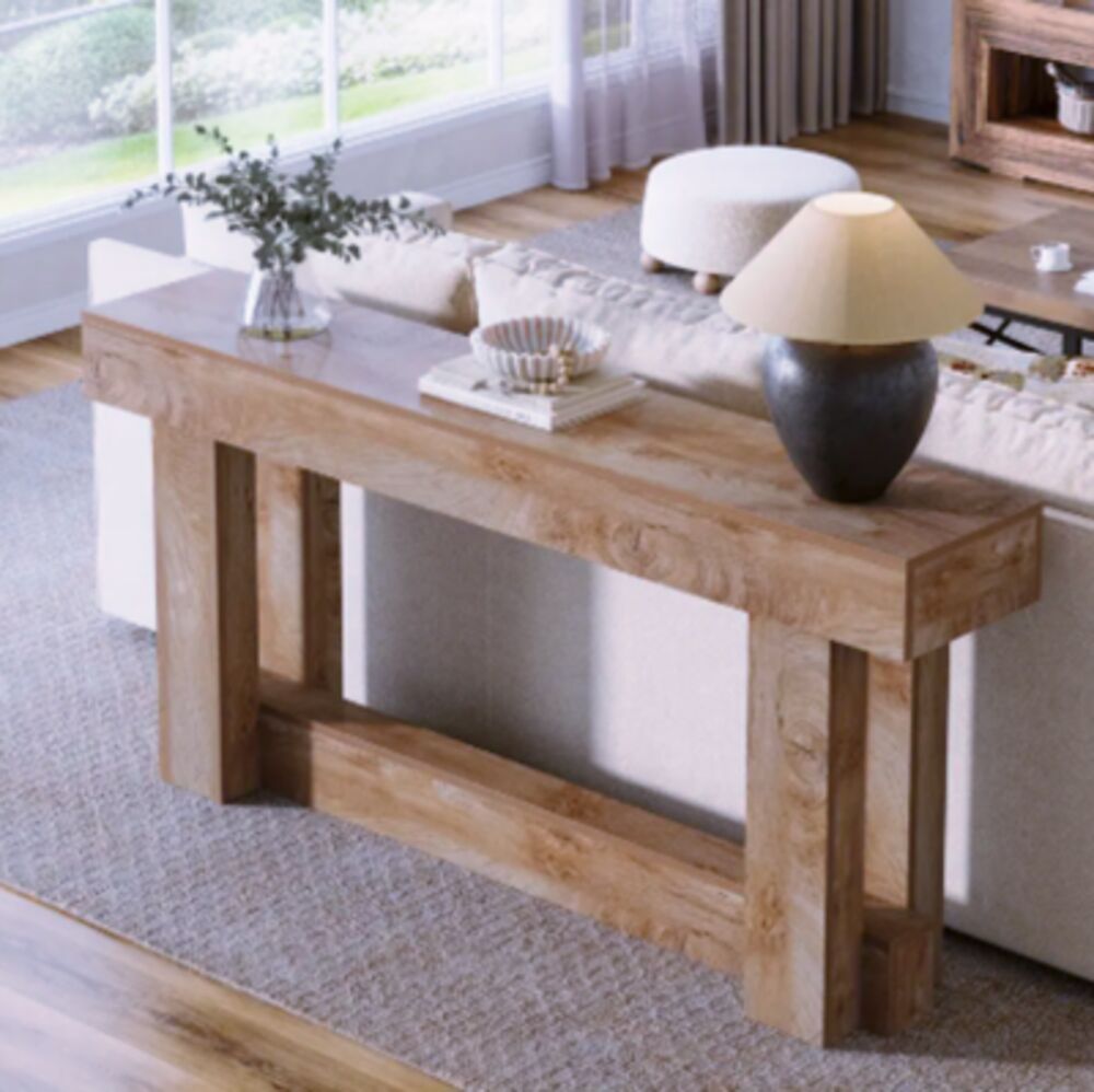 Console en bois massif ? design &eacute;pur&eacute; &amp; &eacute;l&eacute;gance naturelle Meubles