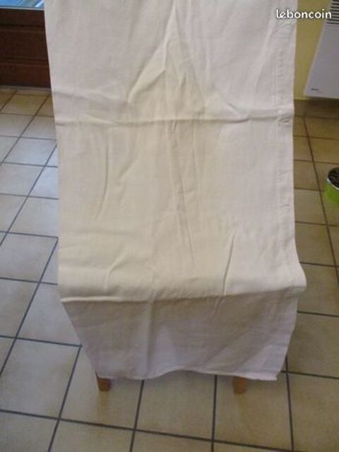 Traversin blanc en coton 1 m 40 x 0 m 49 7 M�rignies (59)