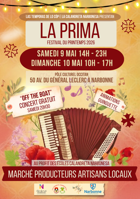 LA PRIMA ? Festival du Printemps 2026 � Narbonne
0 Narbonne (11)