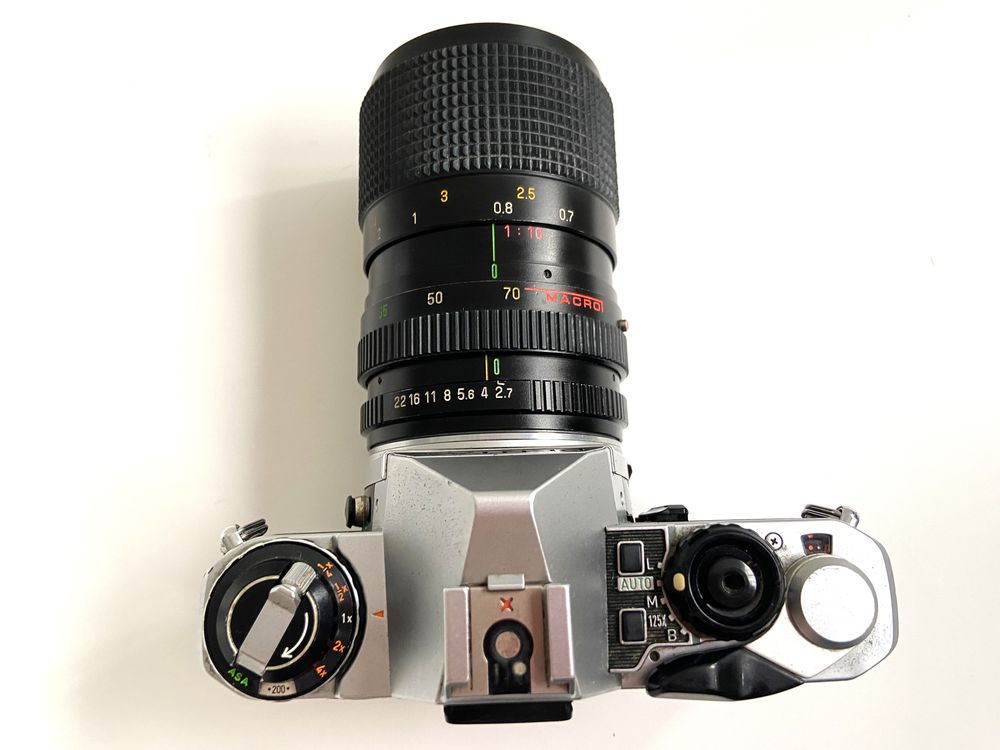 Ancien Appareil Photo Argentique PENTAX ME Super + Objectif Photos/Video/TV