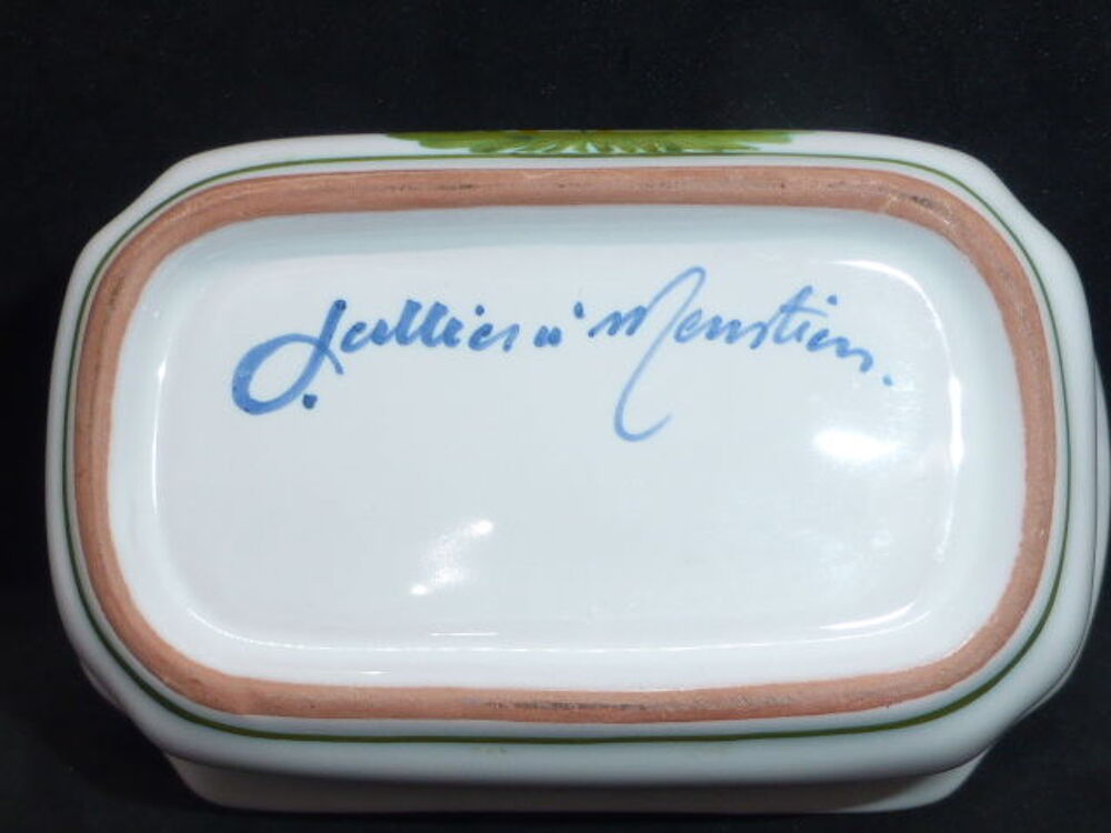 Petit plat terrine Moustiers Lallier Décoration