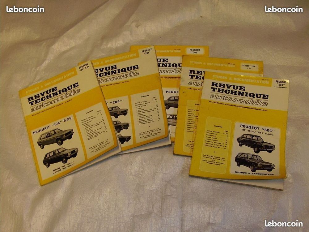 REVUE TECHNIQUES PEUGEOT Livres et BD