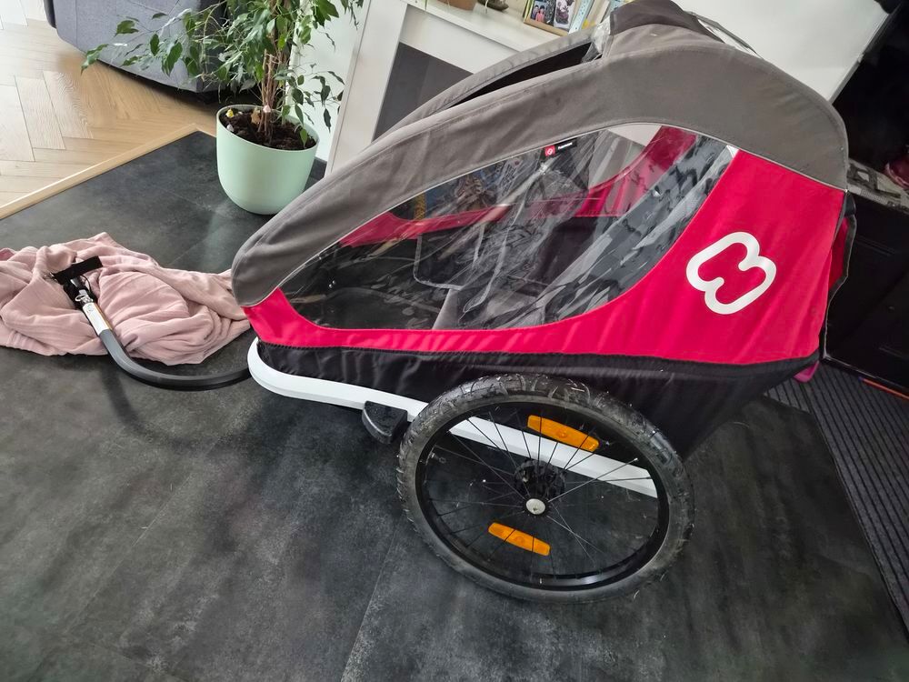 Remorque v&eacute;lo 2 enfants hamax Vélos