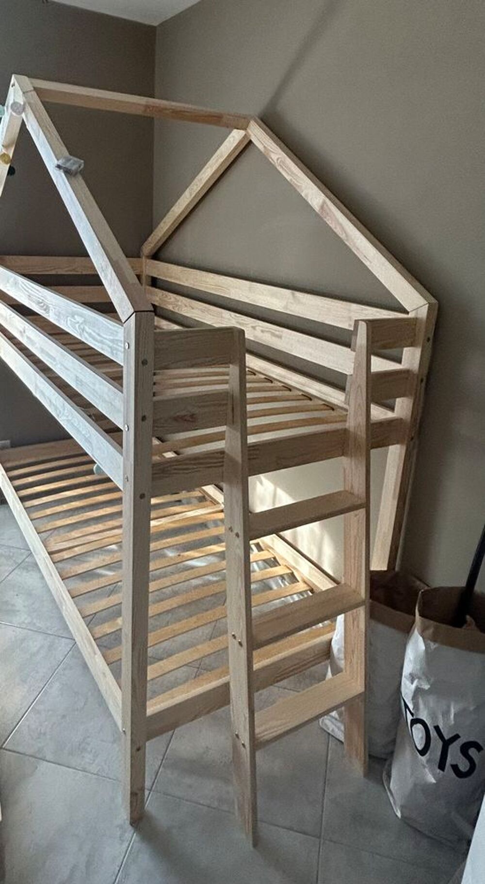 Lit superpos&eacute; bois Mobilier enfants