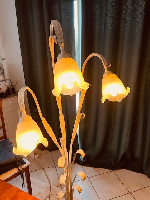 Lampadaire 3 lampes (style florentin) 110 Melesse (35)