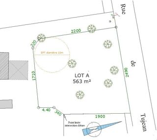  Terrain � vendre 563 m�