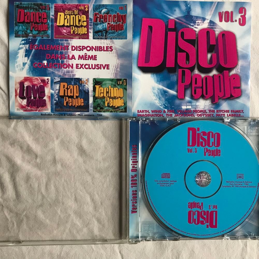 CD Disco People Vol.3 Versions 100% Originales ESSO Collect CD et vinyles