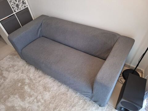 Canape 2 places de couleur gris TBE Illkirch-Graffenstaden (67)