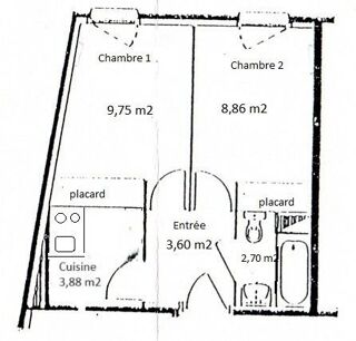  Appartement � vendre 2 pi�ces 29 m�
