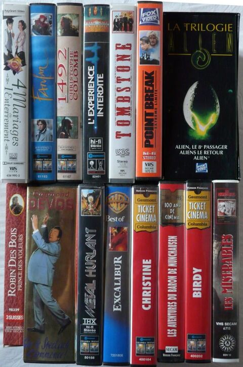 lot de cassettes VHS originales 0 Talloires (74)