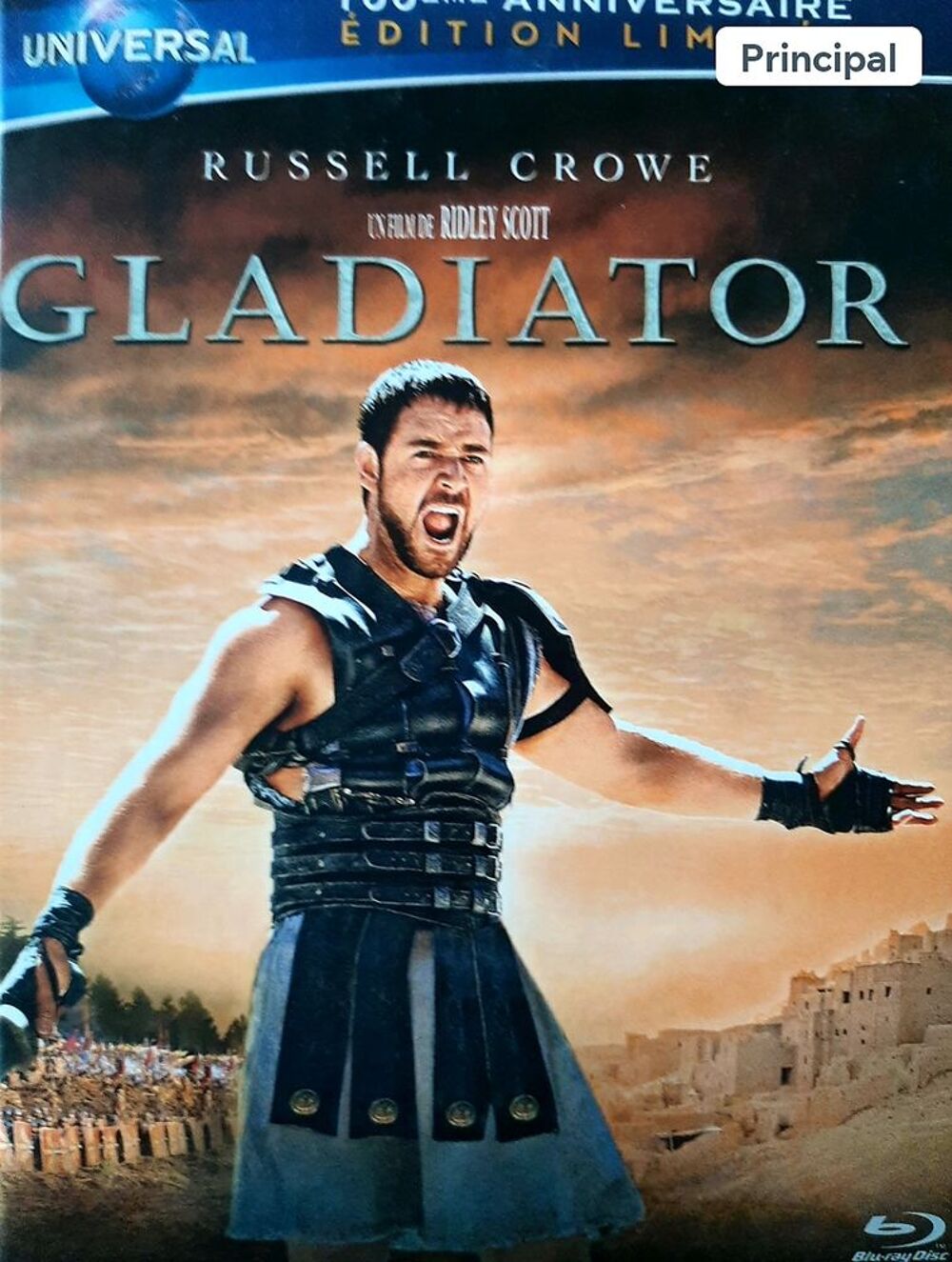 Gladiator digibook bluray DVD et blu-ray