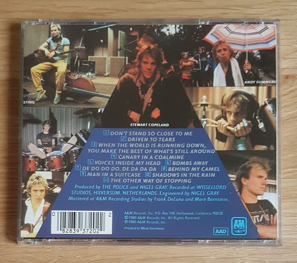 CD - The Police - Zenyatta Mondatta (1980) inclus "Don't Sta CD et vinyles