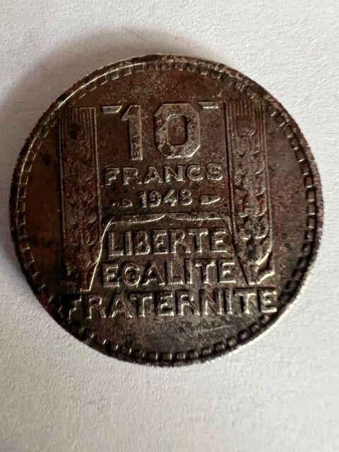 10 Francs de Turin 1948. 5 Pierrelaye (95)