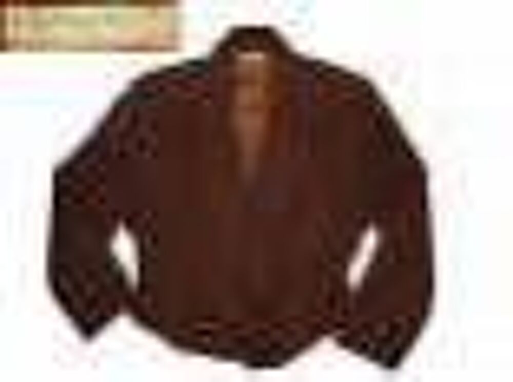 Spencer marron T. 40/42, tissu lainage Vêtements
